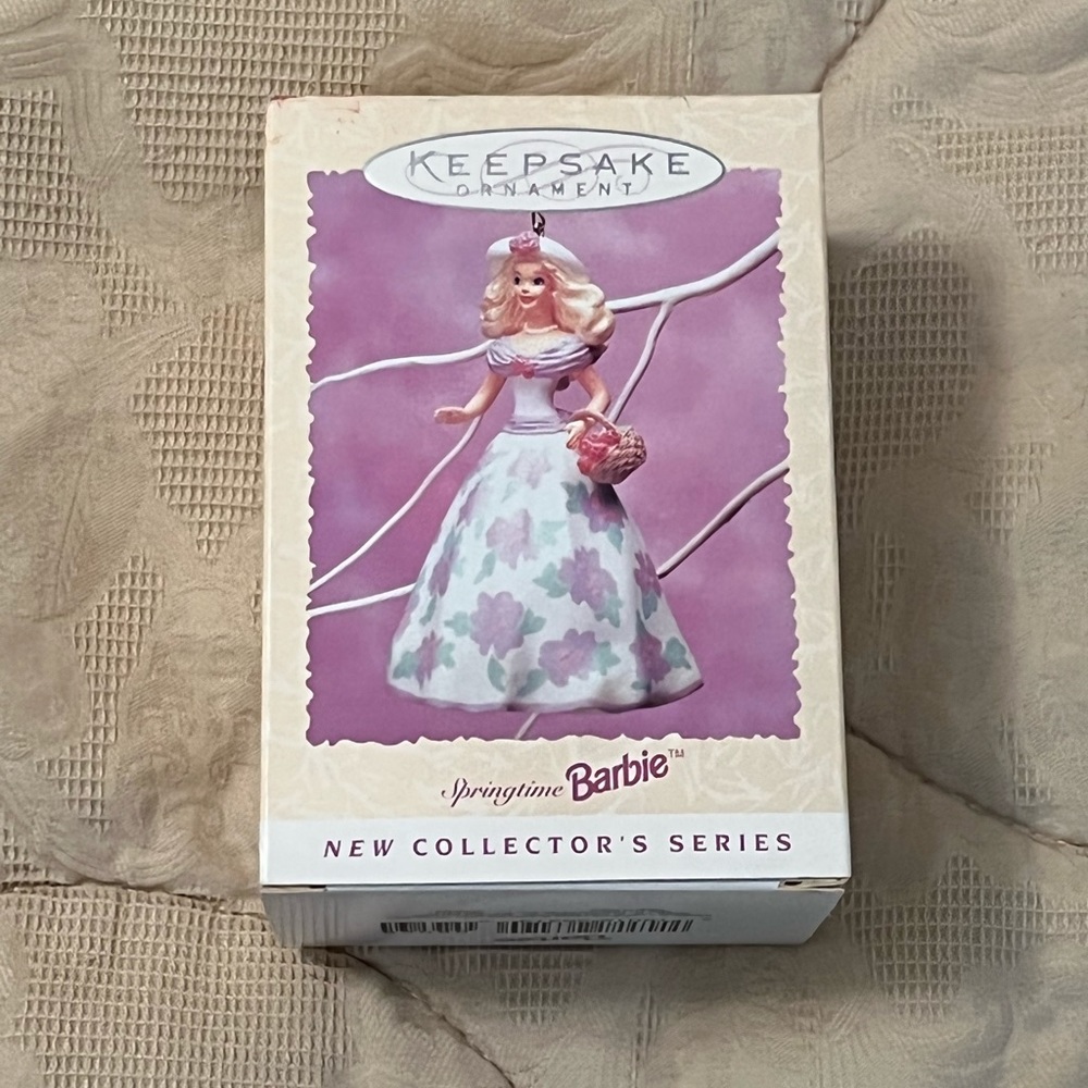 Barbie Hallmark Collectable Keepsake Ornament circa 1994 Barbie Ornament